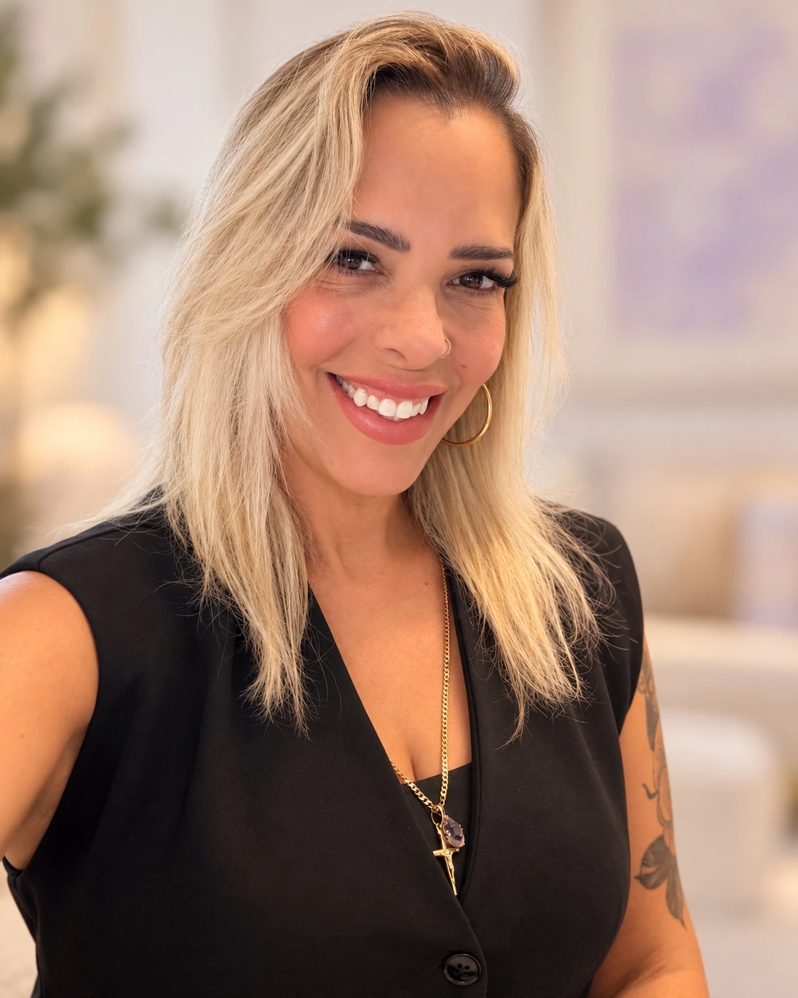 Carla D. Guedes Souza, founder of Calm Tide Collective.