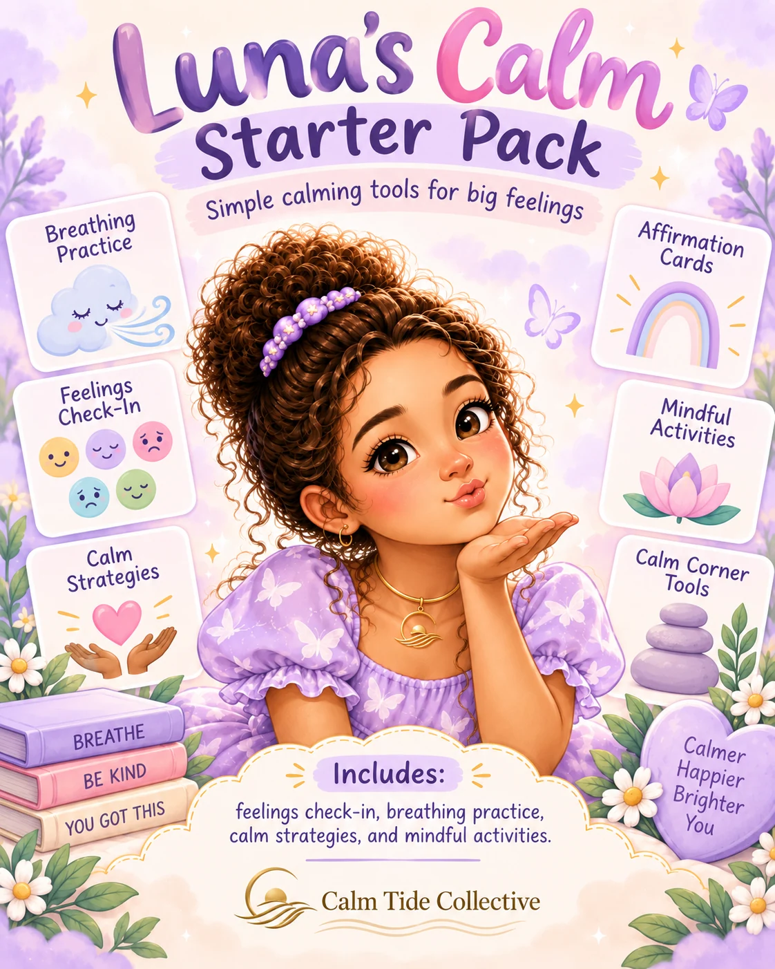 Luna’s Calm Starter Pack preview.